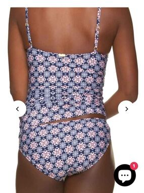 Helen Jon Size Small Tankini Swimsuit Top and Bottom.